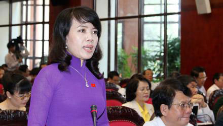 Đại biểu Quốc hội phát biểu ý kiến