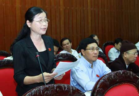 Đại biểu Đỗ Thị Hoàng (Quảng Ninh)