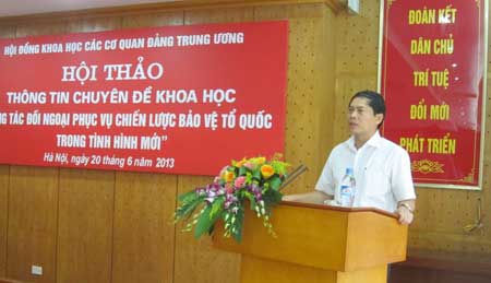 Đồng chí Bùi Thanh Sơn, Thứ trưởng Bộ Ngoại giao