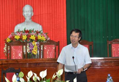 Bí thư Tỉnh ủy Quảng Ngãi Võ Văn Thưởng 