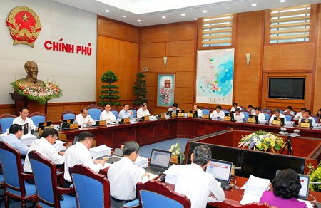 Chính phủ họp phiên thường kỳ tháng 7