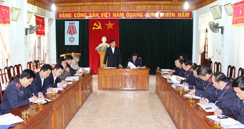 Quang cảnh buổi làm việc