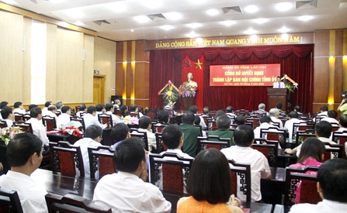 Hội nghị công bố Quyết định thành lập Ban Nội chính Tỉnh ủy Lào Cai