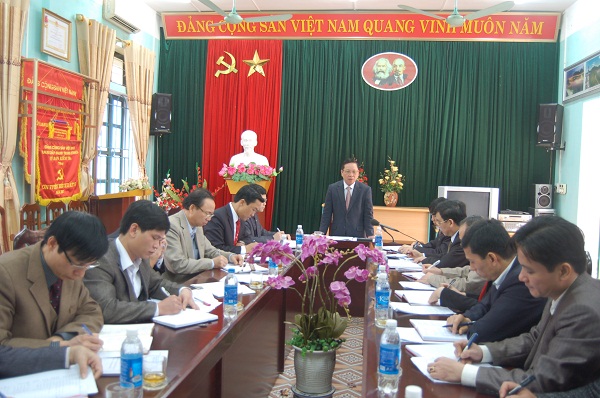 Hội nghị sơ kết công tác kiểm tra, giám sát của UBKT Tỉnh uỷ Hoà Bình 6 tháng đầu năm 2014