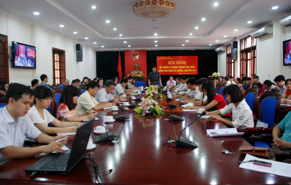 Cục Thuế Hòa Bình tập huấn kỹ năng kiểm tra, thanh tra thuế và quản lý hoạt động chuyển giá