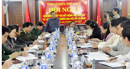 Một Hội nghị của Ban Thường vụ Tỉnh ủyThừa Thiên – Huế  