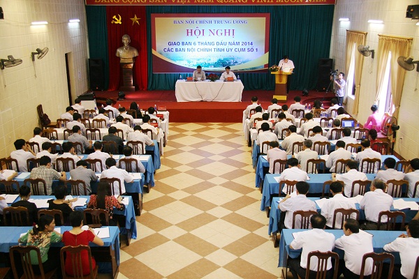 Hội nghị giao ban các Ban Nội chính tỉnh ủy khu vục trung du, miền núi phía Bắc