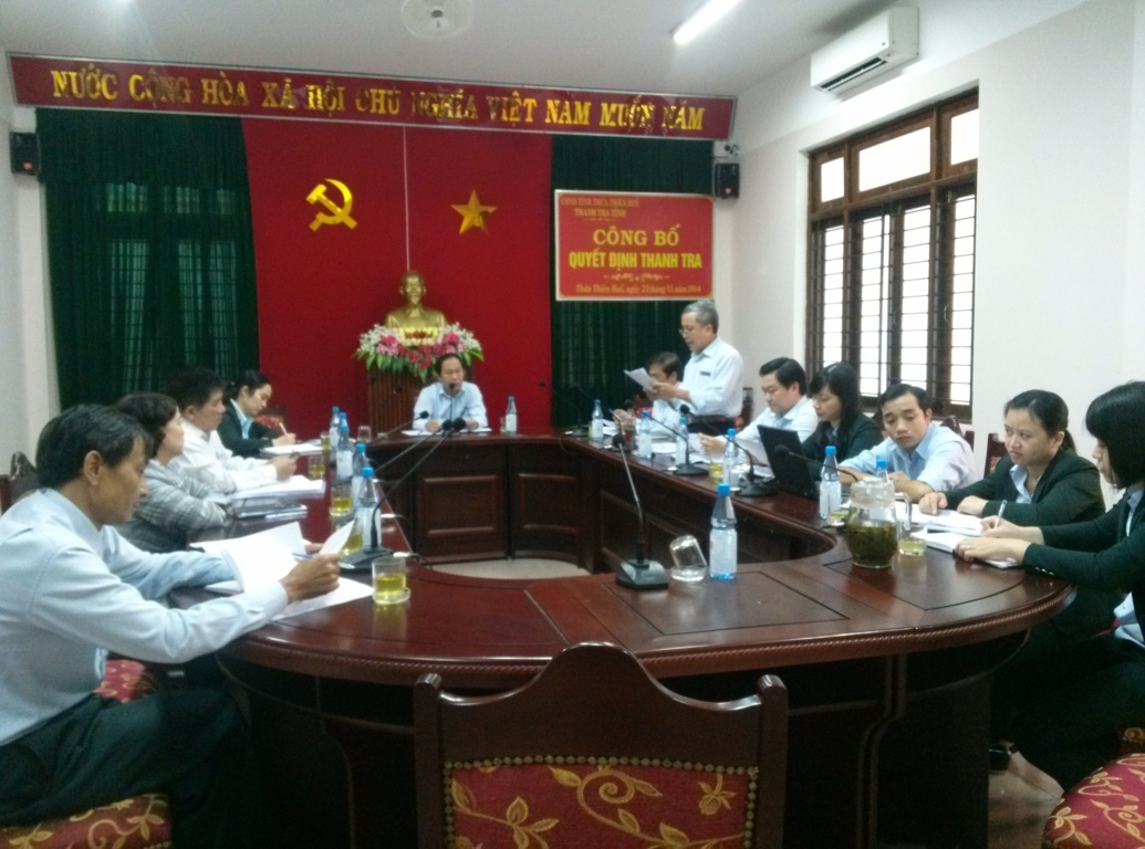 Thanh tra tỉnh Thừa Thiên Huế công bố quyết định thanh tra (Ảnh chỉ mang tính minh họa)