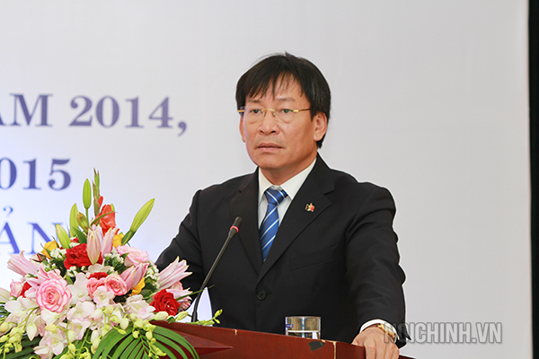 Đồng chí Phạm Anh Tuấn, Uỷ viên Ban Chấp hành Đảng bộ Khối các cơ quan Trung ương, Bí thư Đảng uỷ, Phó trưởng Ban Nội chính Trung ương phát biểu Kết luận Hội nghị