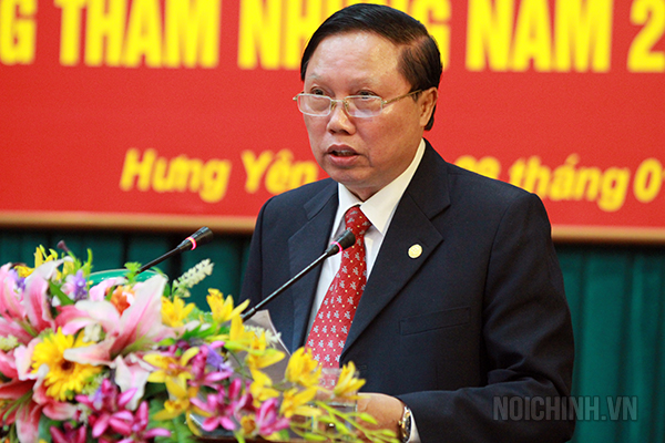 Đồng chí Nguyễn Văn Chín, Chánh Thanh tra tỉnh Hưng Yên