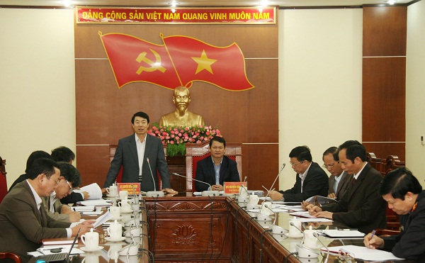 Đoàn công tác Ban Nội chính Trung ương làm việc với Tỉnh ủy Lào Cai