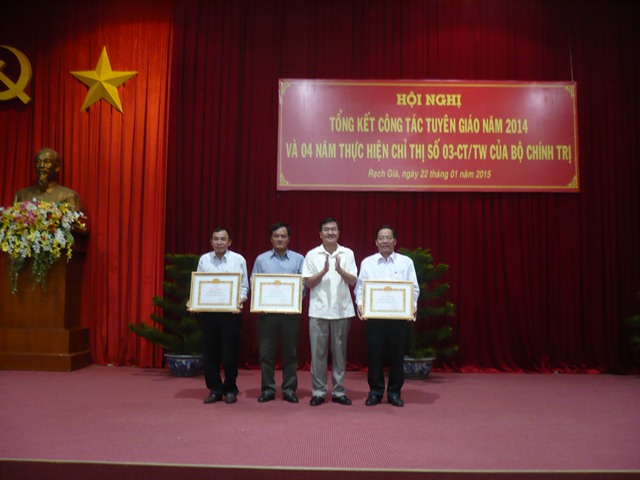 Kiên Giang tổng kết 4 năm thực hiện Chỉ thị 03-CT/TW của Bộ Chính trị