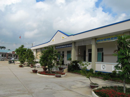 Xây dựng trường mẫu giáo đạt chuẩn quốc gia ở nông thôn Bến Tre