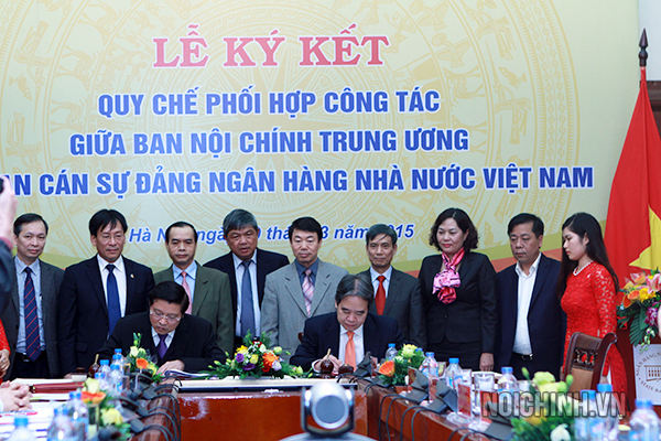 Lãnh đạo hai cơ quan ký kết Quy chế phối hợp