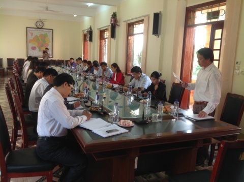 Ban Nội chính Tỉnh ủy Kiểm tra công tác phòng, chống tham nhũng tại Huyện ủy Tuần Giáo