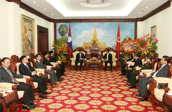 Đoàn đại biểu Ban Nội chính Trung ương chúc mừng 60 năm ngày thành lập Đảng Nhân dân Cách mạng Lào