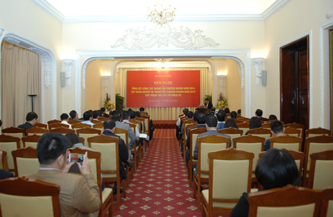 Hội nghị tổng kết công tác thanh tra chuyên ngành 2014 và Tập huấn nghiệp vụ thanh tra chuyên ngành 2015 của Bộ Ngoại giao 