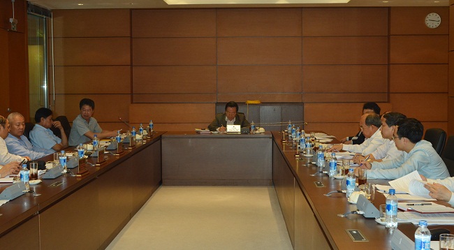 Ủy ban Tài chính - Ngân sách của Quốc hội họp phiên mở rộng về Dự án Luật Kiểm toán nhà nước (sửa đổi) 