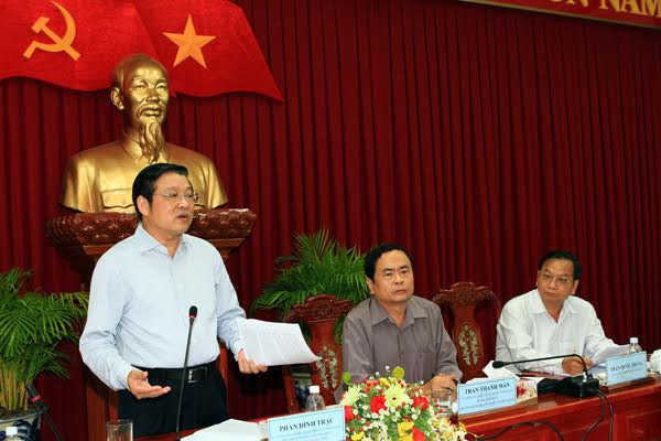 đồng chí Phan Đình Trạc, Ủy viên Trung ương Đảng, Phó trưởng Ban Thường trực Ban Nội chính Trung ương 