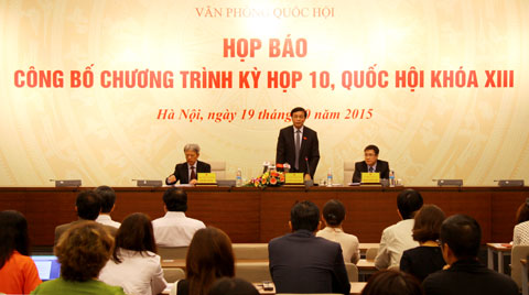 Toàn cảnh buổi Họp báo