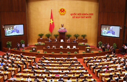 Toàn cảnh Phiên khai mạc Kỳ họp thứ 10, Quốc hội Khóa XIII