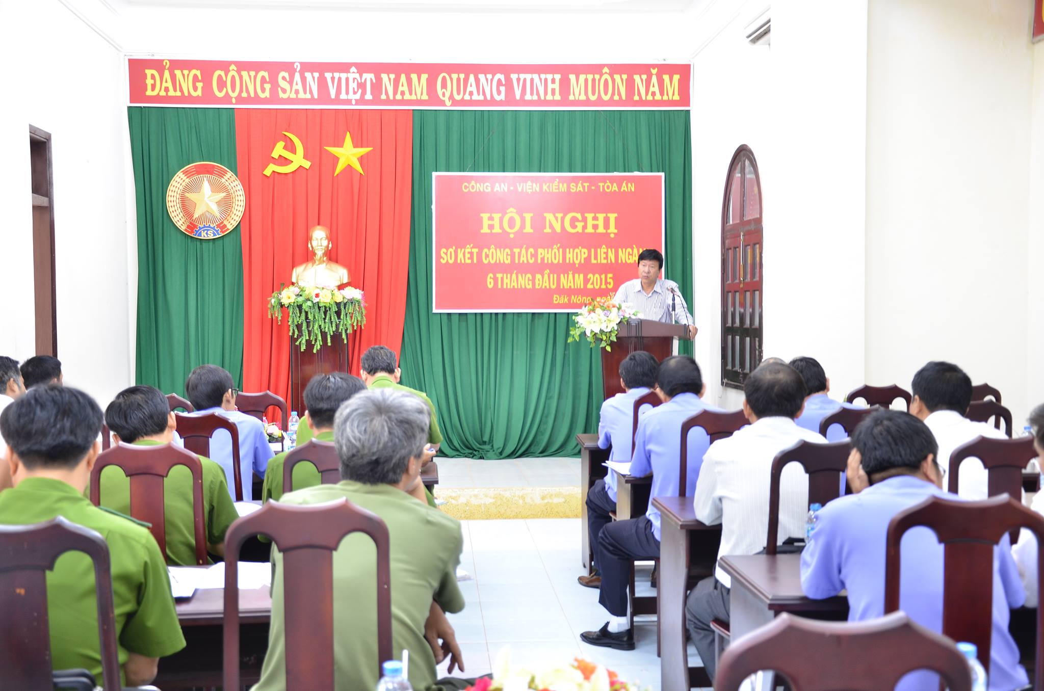 Hội nghị sơ kết công tác phối hợp liên ngành Công an - Kiểm sát - Tòa án  tỉnh Đắk Nông