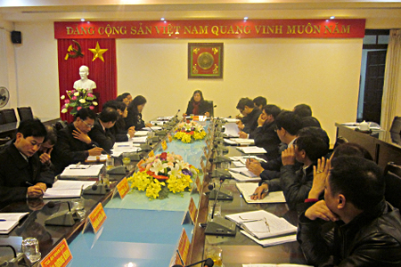Một Hội nghị giao ban của Tòa án nhân dân thành phố Hải Phòng 
