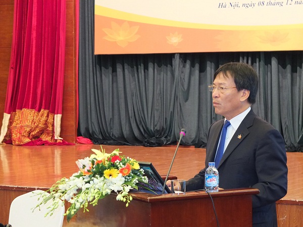 Đồng chí Phạm Anh Tuấn, Phó trưởng Ban Nội chính Trung ương phát biểu tại Hội thảo