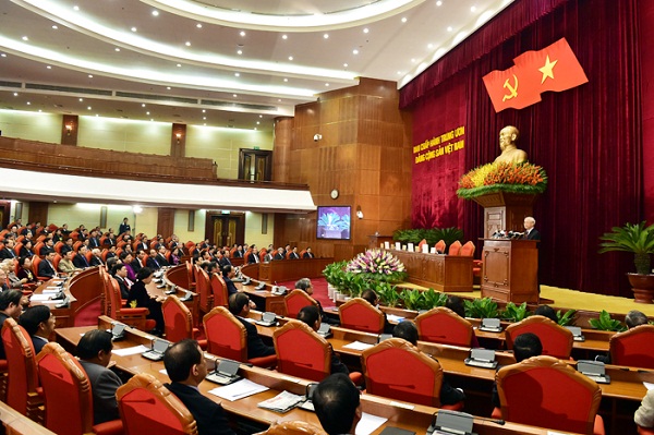 Hội nghị lần thứ 13 Ban Chấp hành Trung ương Đảng khóa X (Ảnh: VGP/Nhật Bắc)