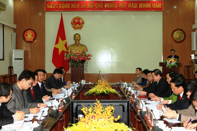 Quang cảnh buổi làm việc