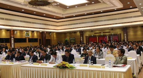 Các đại biểu dự Hội nghị triển khai công tác năm 2016 của Bộ Giao thông vận tải