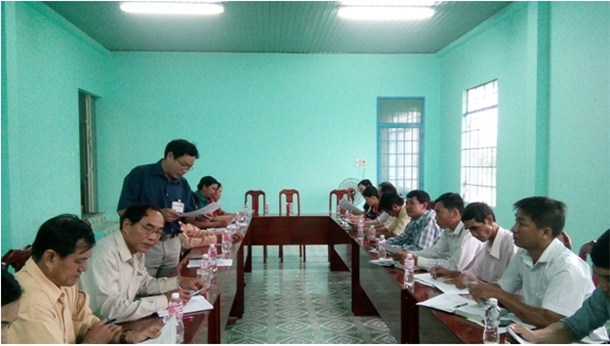 Đoàn công tác của Ban Nội chính Tỉnh ủy Bình Thuận kiểm tra công tác phòng, chống tham nhũng, thực hành tiết kiệm, chống lãng phí tại Đảng ủy xã Hàm Trí, huyện Hàm Thuận Bắc