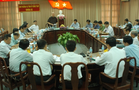 Đoàn công tác của Ban Chỉ đạo Trung ương về phòng, chống tham nhũng kiểm tra, giám sát, đôn đốc công tác PCTN tại Đồng Tháp