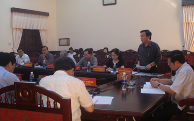 Đoàn công tác của Ban Nội chính Trung ương làm việc với Ban Nội chính Tỉnh ủy Thừa Thiên Huế