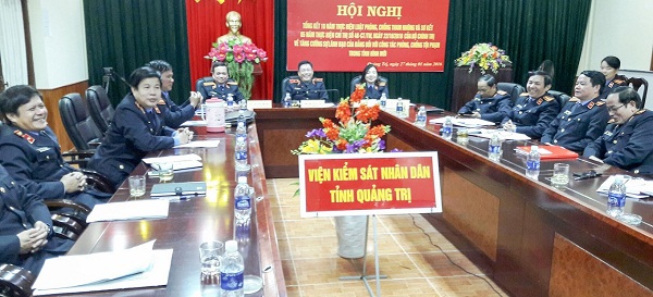 Điểm cầu Quảng Trị dự Hội nghị trực tuyến tổng kết 10 năm thực hiện Luật phòng, chống tham nhũng của ngành Kiểm sát