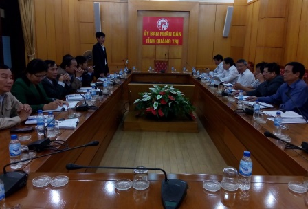  Đoàn công tác Ban Chỉ đạo tổng kết 10 năm thực hiện Luật PCTN Trung ương làm việc với lãnh đạo tỉnh Quảng Trị