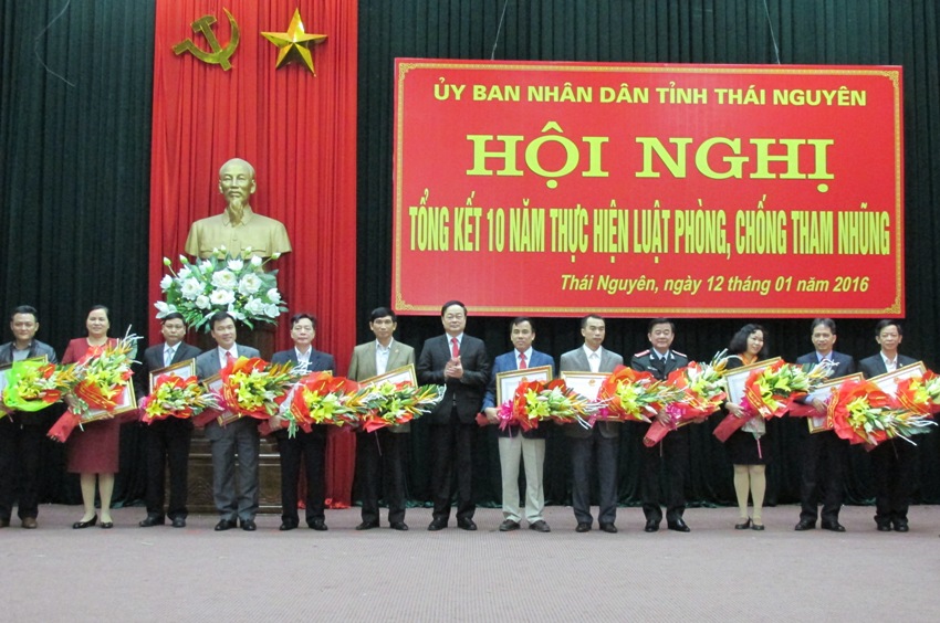 Hội nghị tổng kết 10 năm thực hiện Luật phòng, chống tham nhũng tỉnh Thái Nguyên