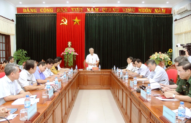 Hội nghị giao ban công tác nội chính quý I-2016 tỉnh Quảng Trị