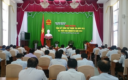 Một Hội nghị của Thanh tra thành phố Cần Thơ