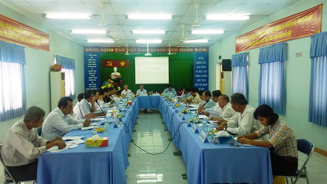 Một Hội nghị sơ kết giữa nhiệm kỳ của Hội Nông dân TP. Hồ Chí Minh