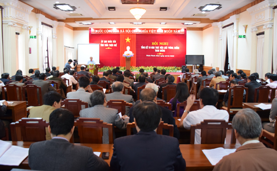 Hội nghị tổng kết 10 năm thực hiện Luật PCTN của tỉnh Thừa Thiên Huế