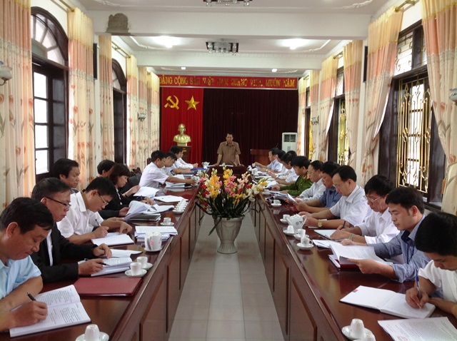 Kết luận cuộc kiểm tra của Ban Nội chính Tỉnh ủy