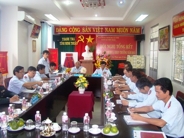 Một Hội nghị tổng kết công tác thi đua, khen thưởng của Thanh tra tỉnh Ninh Thuận