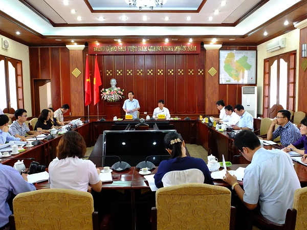 Toàn cảnh buổi làm việc