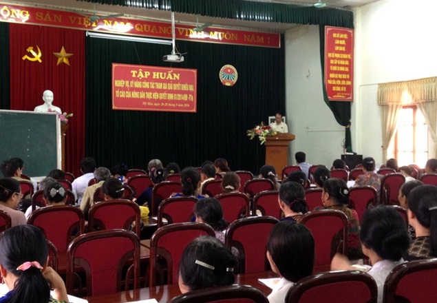 Ban Kiểm tra Trung ương Hội Nông dân Việt Nam tập huấn nghiệp vụ pháp luật cho cán bộ Hội Nông dân tỉnh Hưng Yên