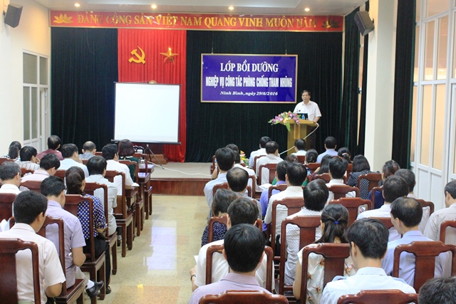 Quang cảnh lớp bồi dưỡng