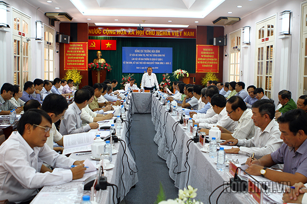 Toàn cảnh buổi làm việc