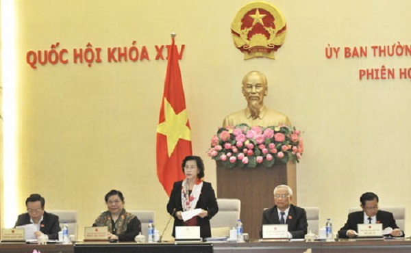 Chủ tịch Quốc hội Nguyễn Thị Kim Ngân phát biểu khai mạc phiên họp