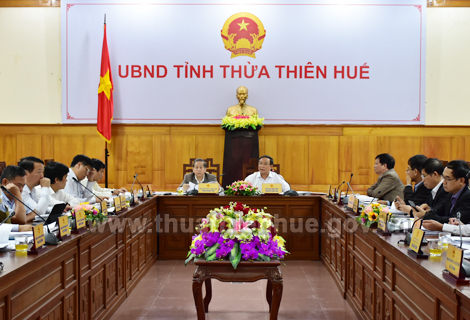 Một cuộc họp của UBND tỉnh Thừa Thiên Huế
