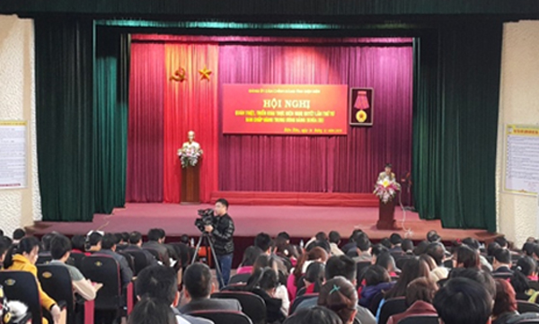 Hội nghị Quán triệt, triển khai thực hiện Nghị quyết Trung ương 4 (khoá XII) của Ban Thường vụ Đảng ủy Dân chính Đảng tỉnh Điện Biên